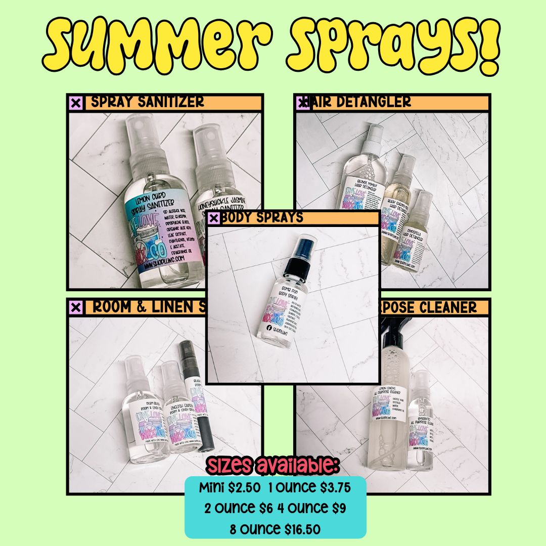 Summer Made To Order Sprays